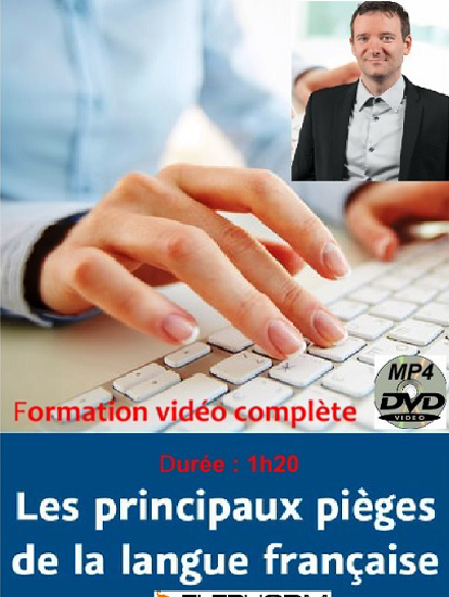 Image sur DVD VIDEO LES PRINCIPAUX PIEGES DE LA LANGUE FRANCAISE (1h 24 min.)
