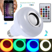 Image sur Ampoule multi couleur avec Haut-parleur Bluetooth et télécommande