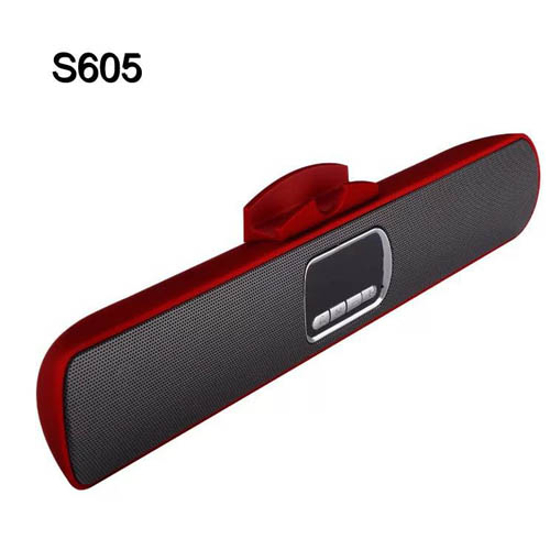 Image sur S605 Mini Portable Bluetooth Sans Fil Haut-parleurs HIFI-rouge