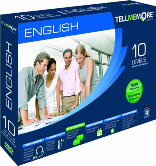 Image sur DVD TELL ME MORE ENGLISH PERFORMANCE 10.5.2 (10 LEVELS) MULTILINGUAL