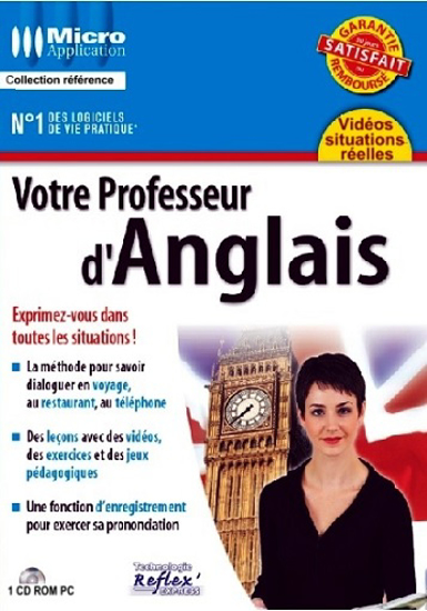 Image sur DVD INTERACTIF VOTRE PROFESSEUR D'ANGLAIS (Micro Application)