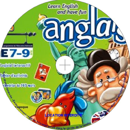 Image sur DVD LOGICIEL TELL ME MORE KIDS APPRENDS L'ANGLAIS CE1- CE2 (7-9 ans)