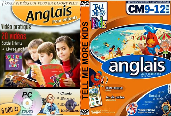 Image sur DVD LOGICIEL TELL ME MORE KIDS APPRENDS L'ANGLAIS CM1-CM2 (9-11 ans)