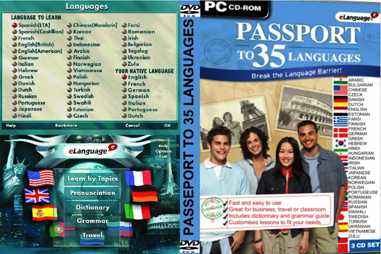Image sur DVD Logiciel Passport to 35 languages (3 DVD-ROM)