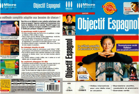 Image sur DVD INTERACTIF - OBJECTIF ESPAGNOL (Micro- application)