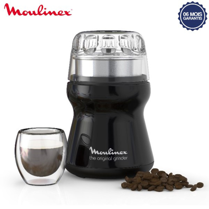 Moulin à café Moulinex AR110830 - 180 W - Noir - 6 Mois Garantis-iziwaycameroun