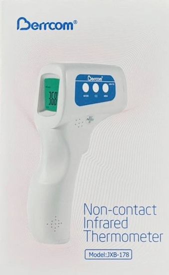 Image sur Thermomètre Infrarouge Numérique Sans Contact - Blanc