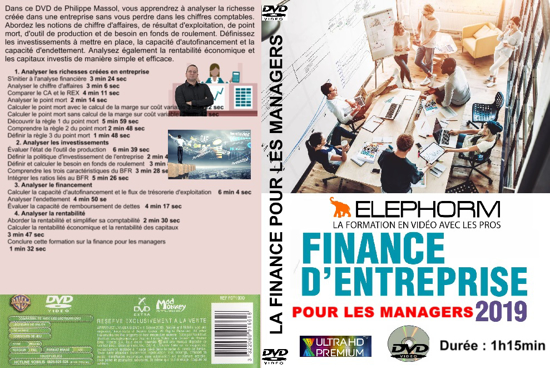 Image sur DVD VIDEO2BAIN - LA FINANCE D'ENTREPRISE POUR LES MANAGERS (1h 15 min.)