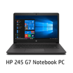 Image sur L'ordinateur portable HP 245 G7-500GO Rom et 4GO Ram  possède un châssis durable permettant de protéger l'ordinateur-Noir