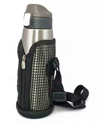 Image de Bouteille Pour Boissons En Acier Inoxydable - Large Ouverture - 1000 mL