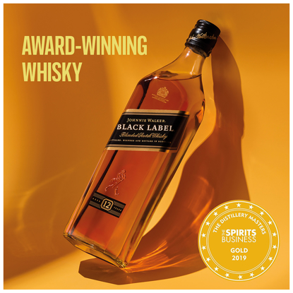Johnnie walker black Label 12 years old blended scoth whisky 75 cl avec coffret cadeau Johnnie walker black Label 12 years old blended scoth whisky 75 cl avec coffret cadeau chez iziway Cameroun