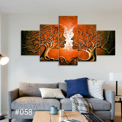 Image de Tableau décoratif d'intérieur - Arbre et Racine - 5 en 1