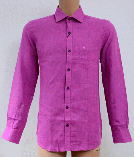 Image sur Chemise Eslips - 100% Lin - Premium classic - Longue Manche - Violet