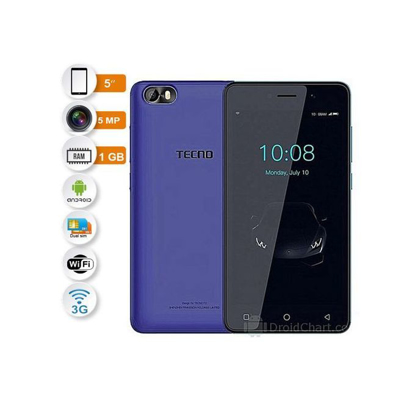 Agrandir l'image de Tecno F1 - Smartphone - Dual Sim - 3G - 8GB/1GB - 2Mp/5Mp - BLEU NUIT - 13 Mois Image de Tecno F1 - Smartphone - Dual Sim - 3G - 8GB/1GB - 2Mp/5Mp - BLEU NUIT - 13 Mois