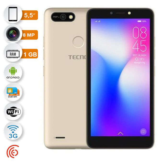 Image sur Tecno Pop 2F (B1F)  - Smartphone  - Dual SIM - 5,5'' - 16GB/1GB - 8MP/5MP - 12 Mois