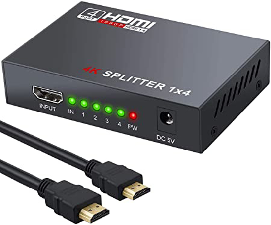 Image sur HDMI SPLITTER 1X4 UHD