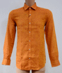 Image sur Chemise Eslips - 100% Lin - Premium classic - Longue Manche - Orange
