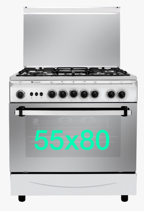 Cuisinière à gaz Glamstar GLS558X - 55 x 80 - 5 foyers - automatique - gris - 06 mois de garantie Cuisinière à gaz Glamstar GLS558X - 55 x 80 - 5 foyers - automatique - gris - 06 mois de garantie-iziwayCameroun