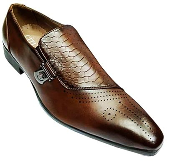 richelieu marron clair