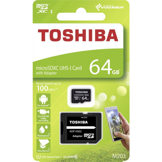 Image sur Carte mémoire TOSHIBA 64GB