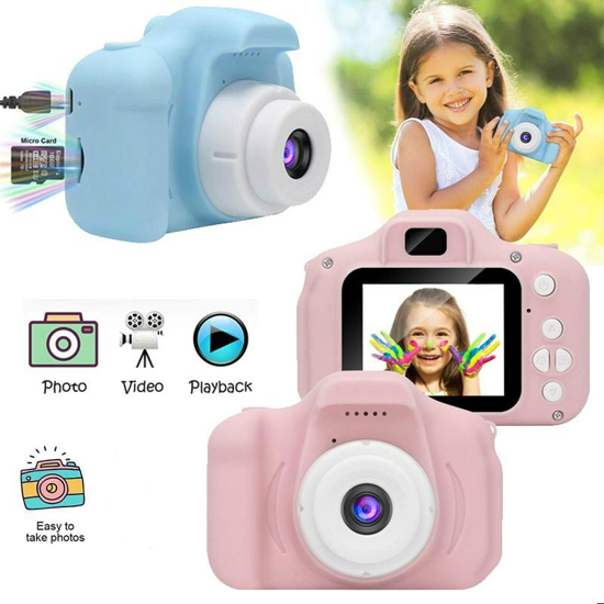Image sur Mini Appareil Photo Numérique HD 1080P Pour Enfants 2.0 Pouces  Cadeau D'anniversaire  Enregistreur Vidéo Caméscope