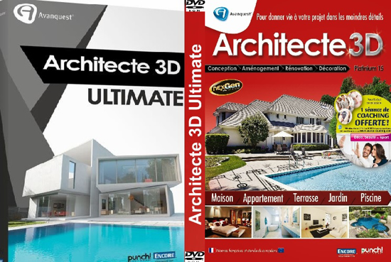Image sur DVD Logiciel - Architecte 3D Ultimate Plus 2017 (V.19)