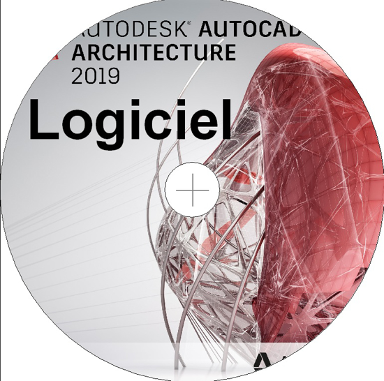 Image sur DVD Logiciel - Autodesk Autocad 2019 - Francais - 64 Bits (Licence activée)