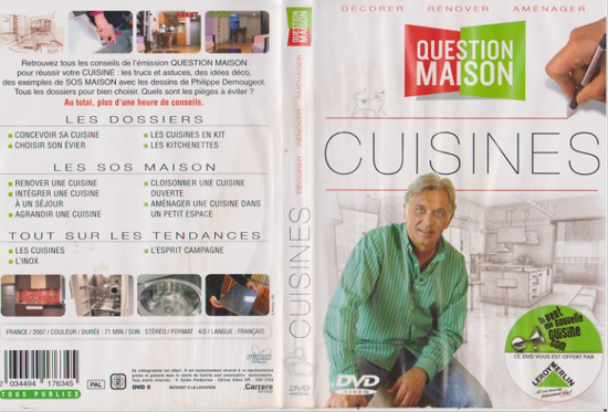 Image sur DVD vidéo - Décorer, Rénover, Aménager - Les cuisines : 1h 26 min