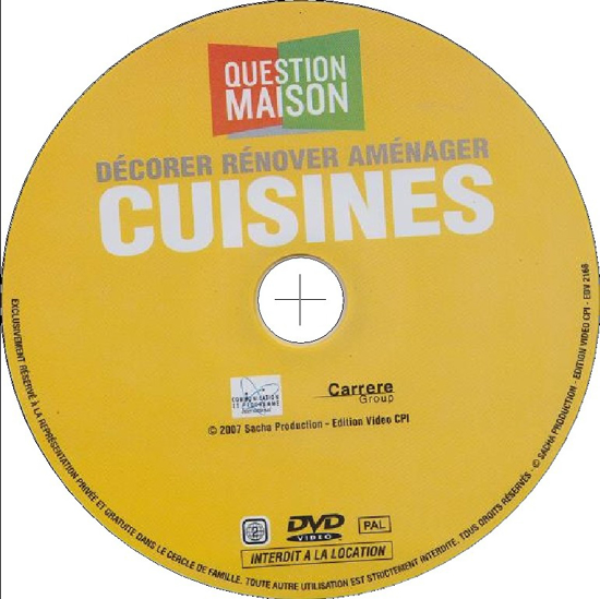 Image sur DVD vidéo - Décorer, Rénover, Aménager - Les cuisines : 1h 26 min