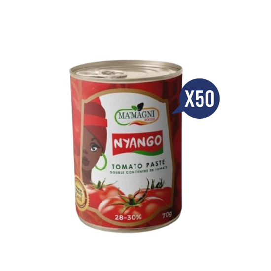 Image sur Carton de Tomate concentré Nyango - 70g - 50Pièces