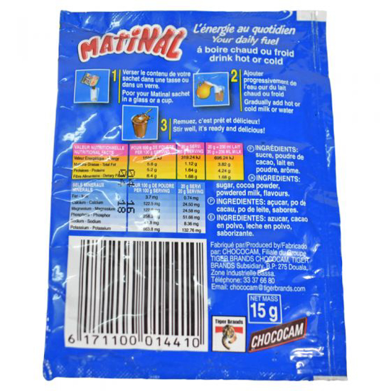 Image sur Carton de Déjeuner Matinal Mini dose 15g