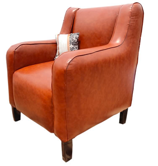 Image sur Canapé + Sofa luxueux en cuir - Marron
