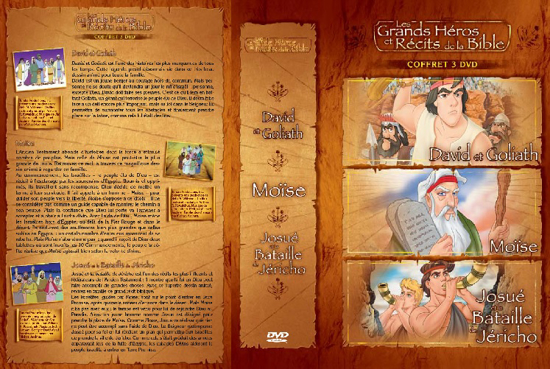 Image sur DVD La Bible animée : Noé, David et Goliath, Jonas (142 minutes)