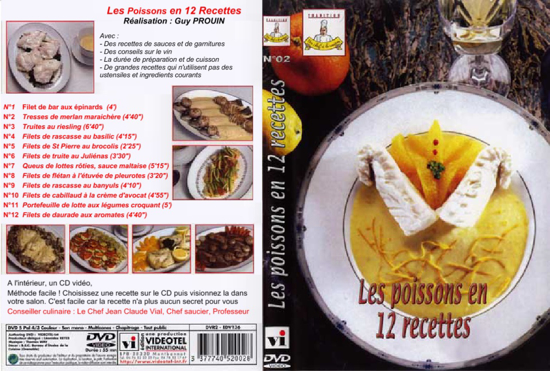 Image sur DVD Vidéo - Les poissons en 12 recettes : 75 Min