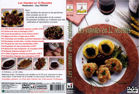 Image sur DVD Vidéo - Les Viandes en 12 recettes : 75 Min