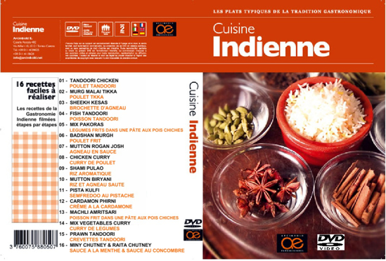 Image sur DVD Vidéo - Cuisine Indienne :60 Min