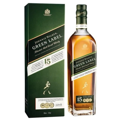 Agrandir l'image de Johnnie Walker Green Label 15 ans - 75cl Image de Johnnie Walker Green Label 15 ans - 75cl