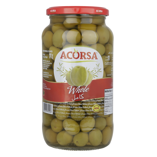 Image sur Lot de 12 Boites Olives Vertes entières - Acorsa - 37cl
