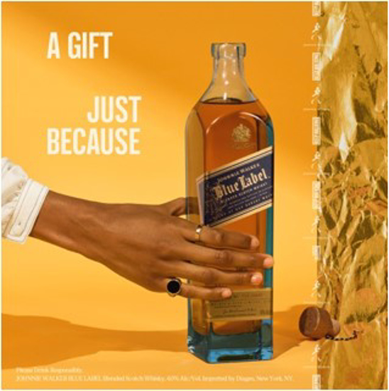 Image sur Johnnie Walker blue Label blended scotch whisky 75 cl avec coffret cadeau