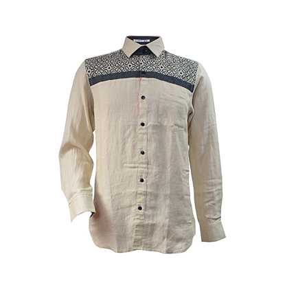 Agrandir l'image de Chemise B.Jones - 100% Lin - Authentique - Longue Manche - Multicolore Image de Chemise B.Jones - 100% Lin - Authentique - Longue Manche - Multicolore