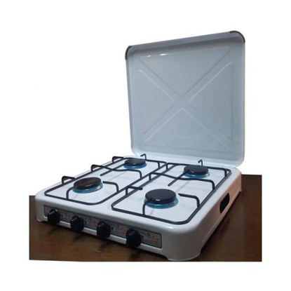 Agrandir l'image de Plaque A Gaz - 4 Foyers - Blanc Image de Plaque A Gaz - 4 Foyers - Blanc