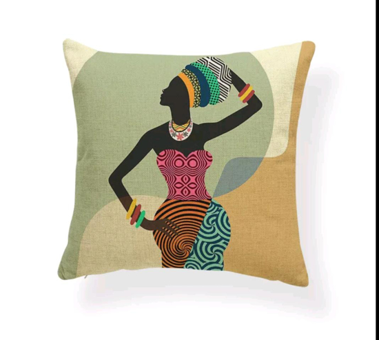 Image sur Housses De Coussins Motifs Africains - 45 * 45 Cm - Multicolore