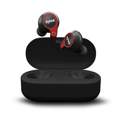 Écouteurs Flybot Active True Wireless Bluetooth 5.0 avec micro et étui de chargement | Casque de sport étanche IPX7 - Noir et Blanc- iziway cameroun Écouteurs Flybot Active True Wireless Bluetooth 5.0 avec micro et étui de chargement | Casque de sport étanche IPX7 - Noir et Blanc