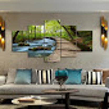 Agrandir l'image de Toile moderne 5 en 1-Décoration murale Image de Toile moderne 5 en 1-Décoration murale