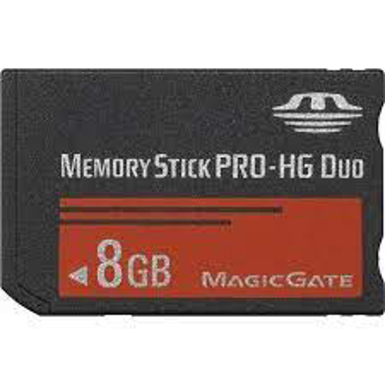 Image sur Carte mémoire Memory Stick PRO Duo 8 GB
