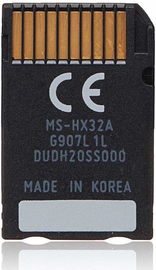 Image sur Carte mémoire Memory Stick PRO Duo 8 GB