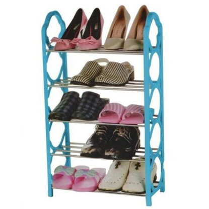 Image de Range-Chaussures démontable- 5 Niveaux - Bleu