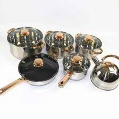 Image de Set de cuisine 6 pièces- Gris