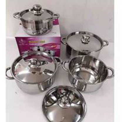 Image de Jeu de 4 assiettes- Gris