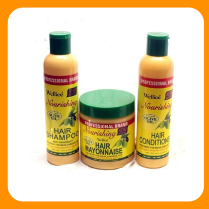 Pack de traitement profond pour cheveux aux extrait d'olive Pack de traitement profond pour cheveux aux extrait d'olive